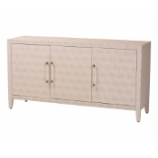 Baxton Studio Nira Faux Shagreen Sideboard  -  Contemporary 3-Door Buffet Storage Cabinet with Sleek Handles for Dining Room or Living Room Baxton Studio restaurant furniture, hotel furniture, commercial furniture, wholesale dining furniture, wholesale counter sideboard, classic sideboard